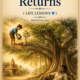 Illustrated cover for Goodness Returns – Life Lessons featuring a child watering a sapling that grows into a great banyan tree sheltering a weary traveler, symbolizing kindness, gratitude, and the enduring rewards of good deeds.