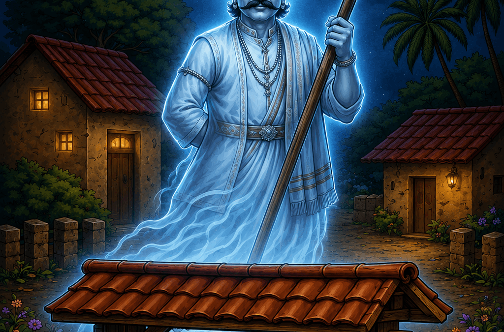 Cover illustration for The Wishing Well featuring a mystical guardian spirit emerging from an ancient wishing well, symbolizing hope, destiny, and the power of wishes.